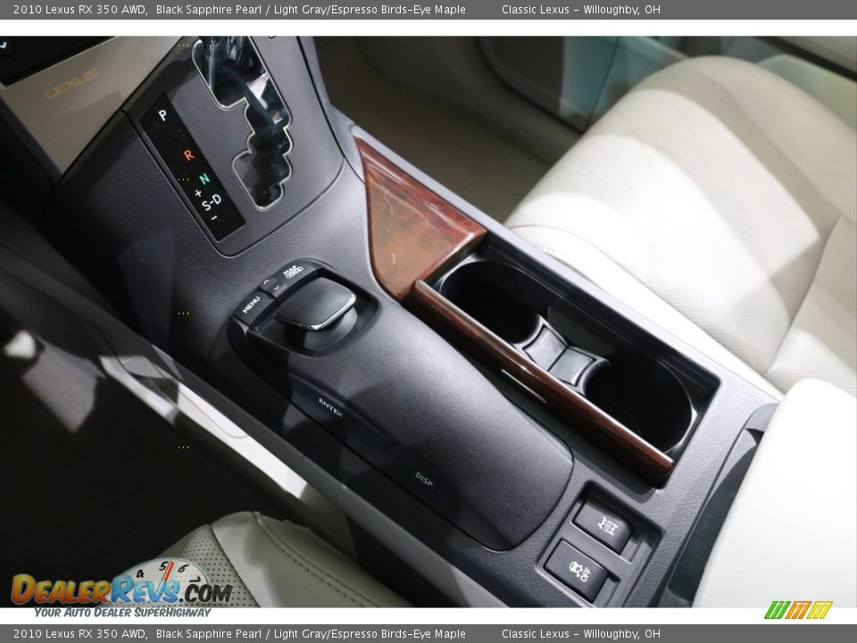 2010 Lexus RX 350 AWD Black Sapphire Pearl / Light Gray/Espresso Birds-Eye Maple Photo #18