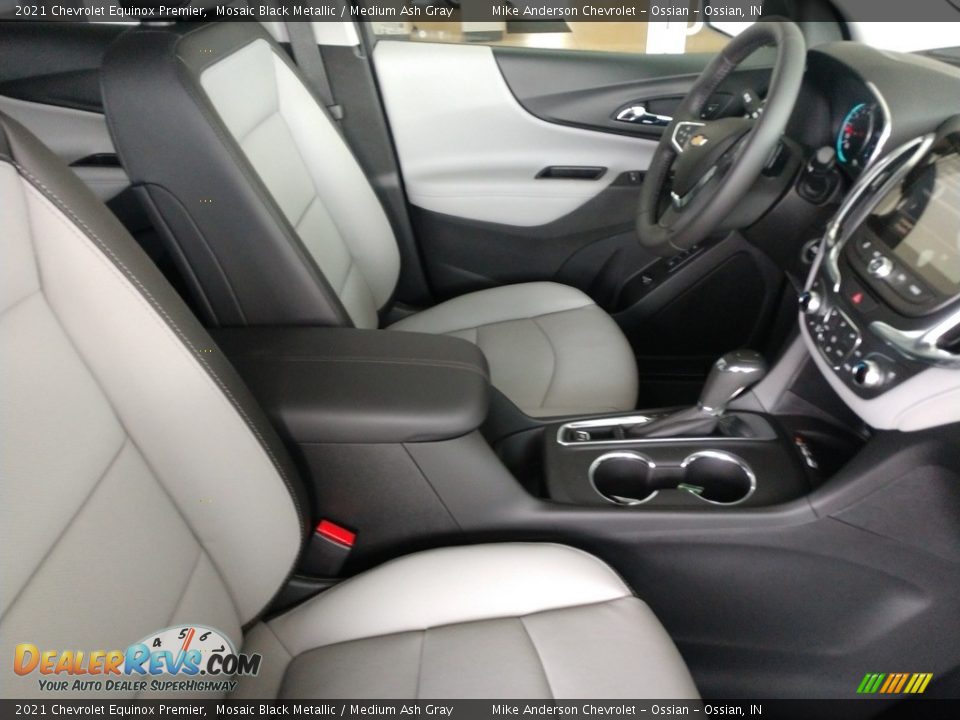 Medium Ash Gray Interior - 2021 Chevrolet Equinox Premier Photo #21