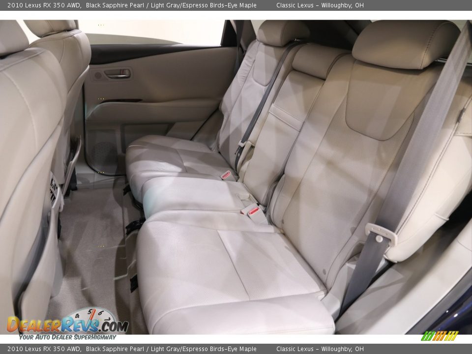 2010 Lexus RX 350 AWD Black Sapphire Pearl / Light Gray/Espresso Birds-Eye Maple Photo #21
