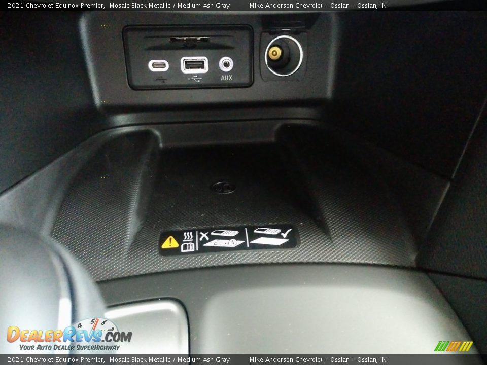 2021 Chevrolet Equinox Premier Mosaic Black Metallic / Medium Ash Gray Photo #31