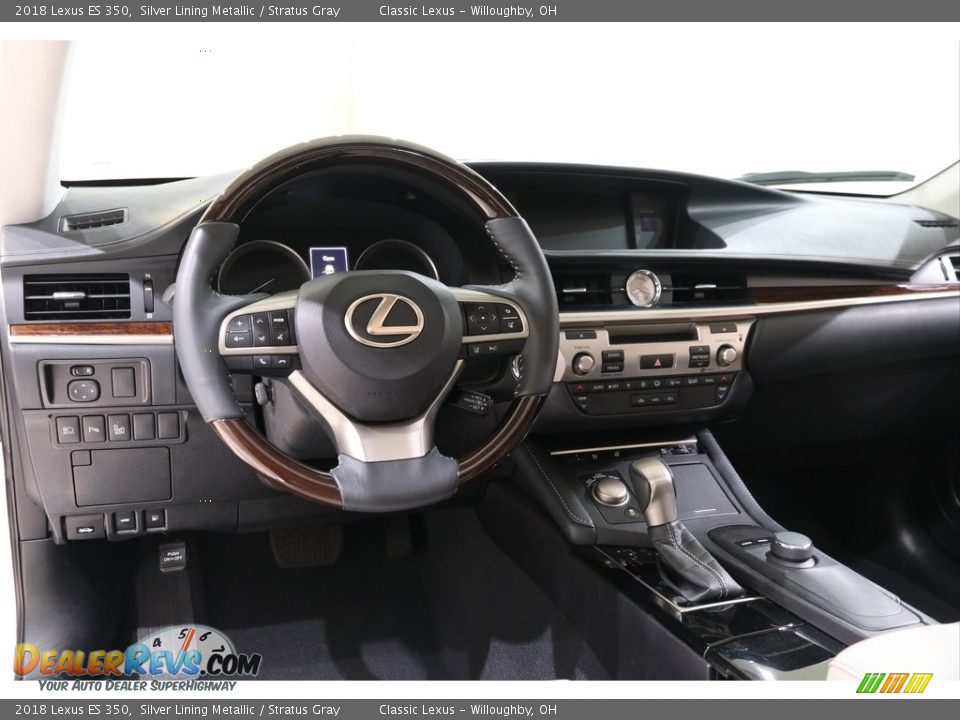 2018 Lexus ES 350 Silver Lining Metallic / Stratus Gray Photo #6