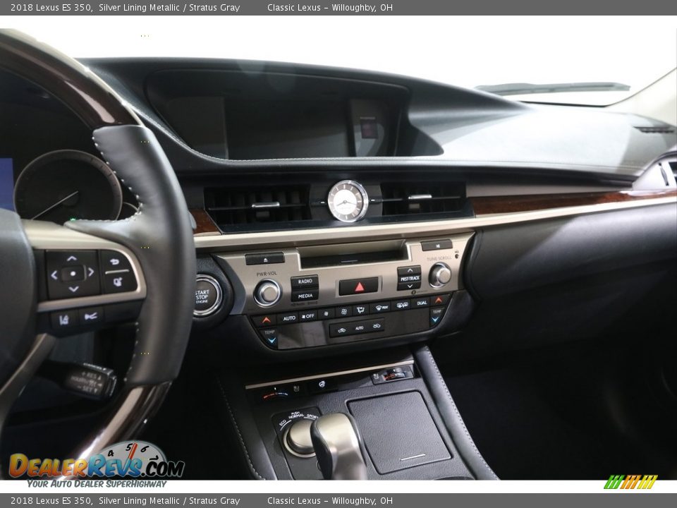 2018 Lexus ES 350 Silver Lining Metallic / Stratus Gray Photo #9