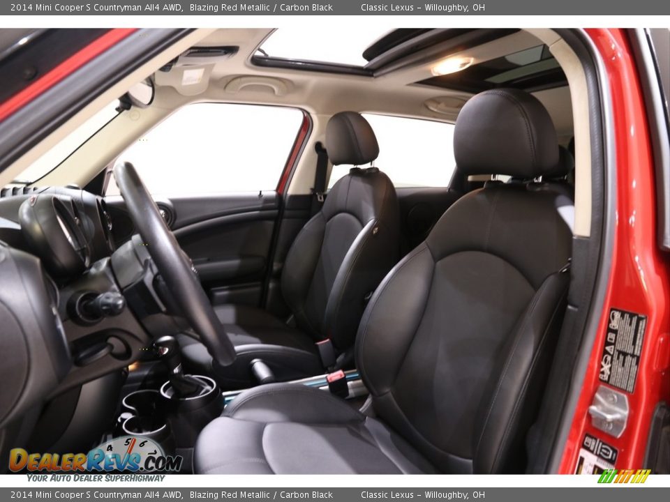 2014 Mini Cooper S Countryman All4 AWD Blazing Red Metallic / Carbon Black Photo #5
