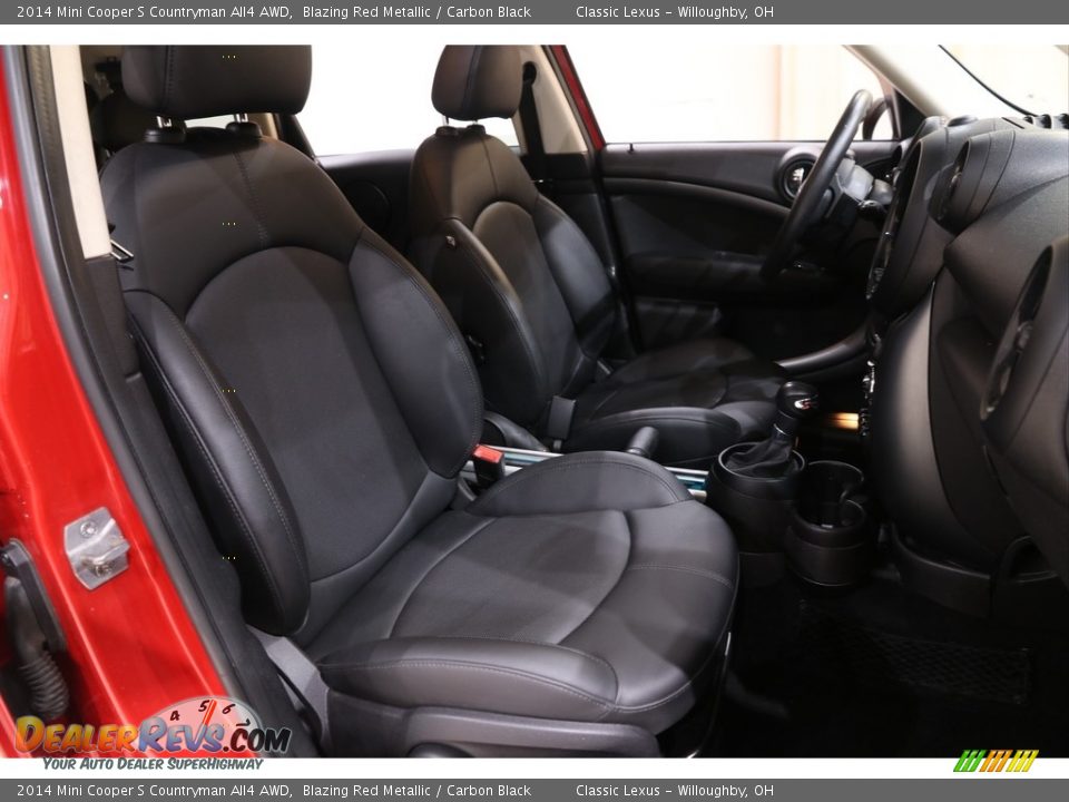 2014 Mini Cooper S Countryman All4 AWD Blazing Red Metallic / Carbon Black Photo #13