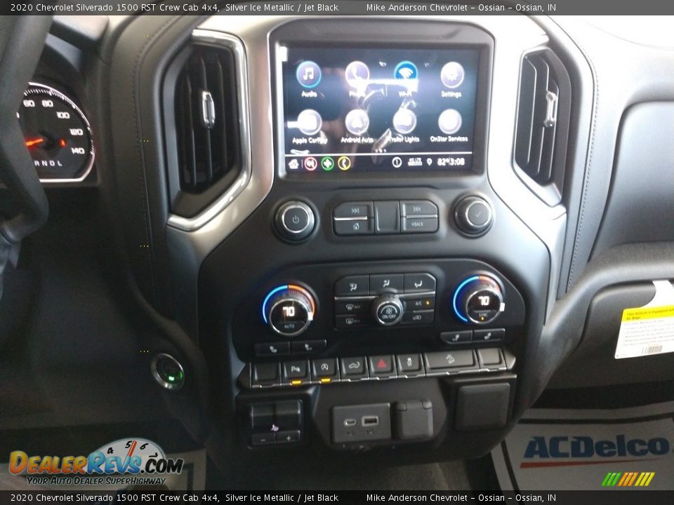 2020 Chevrolet Silverado 1500 RST Crew Cab 4x4 Silver Ice Metallic / Jet Black Photo #33