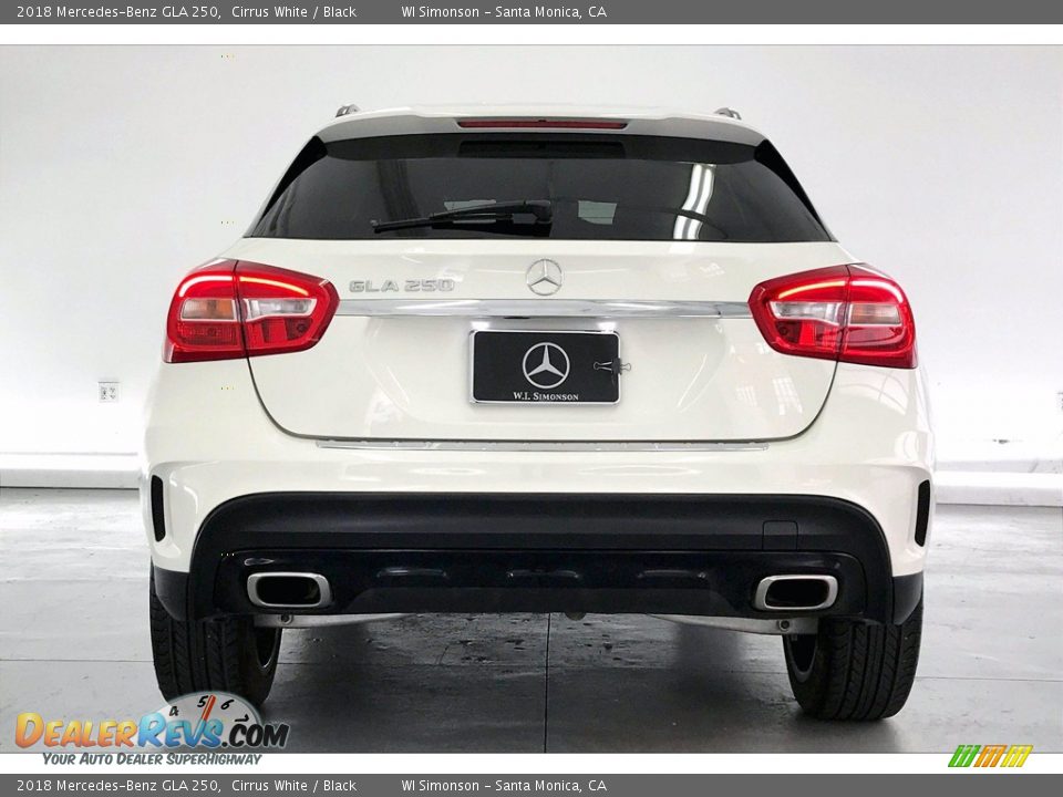 2018 Mercedes-Benz GLA 250 Cirrus White / Black Photo #3