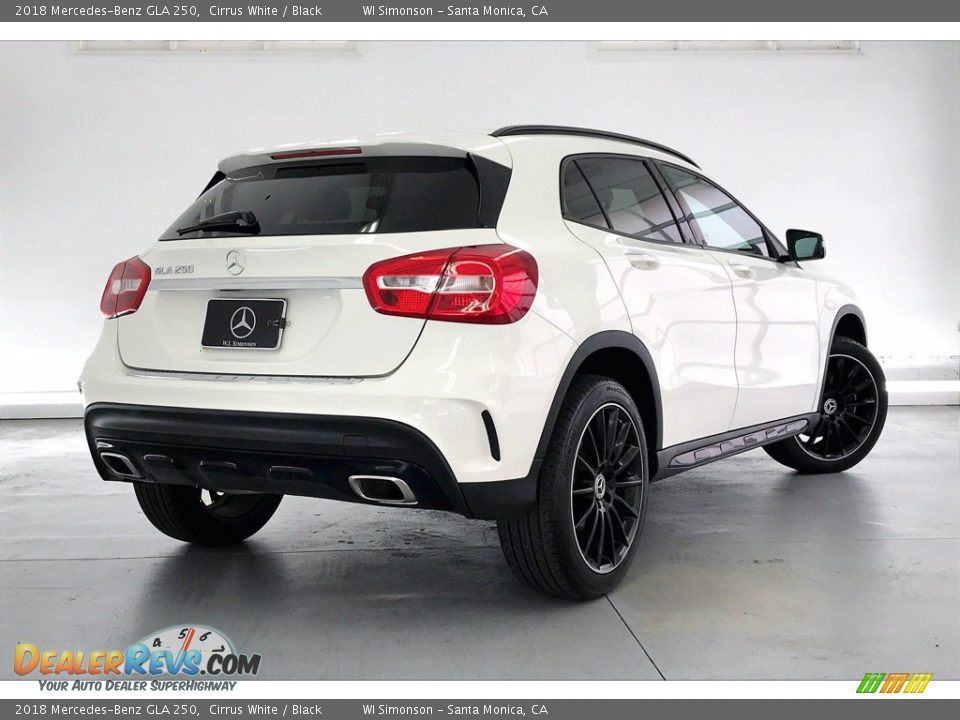 2018 Mercedes-Benz GLA 250 Cirrus White / Black Photo #13