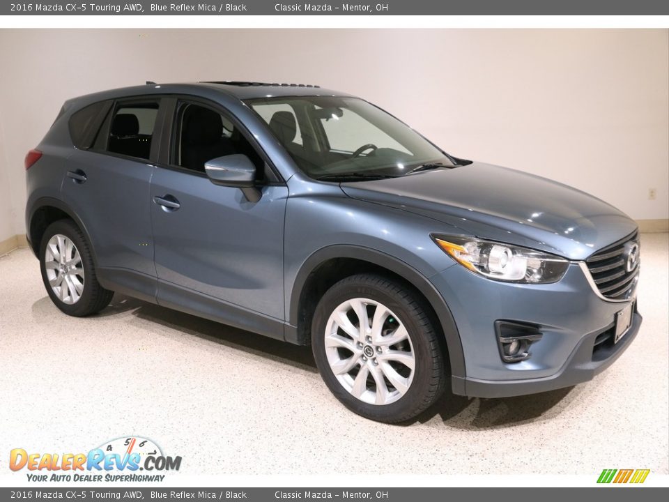 2016 Mazda CX-5 Touring AWD Blue Reflex Mica / Black Photo #1
