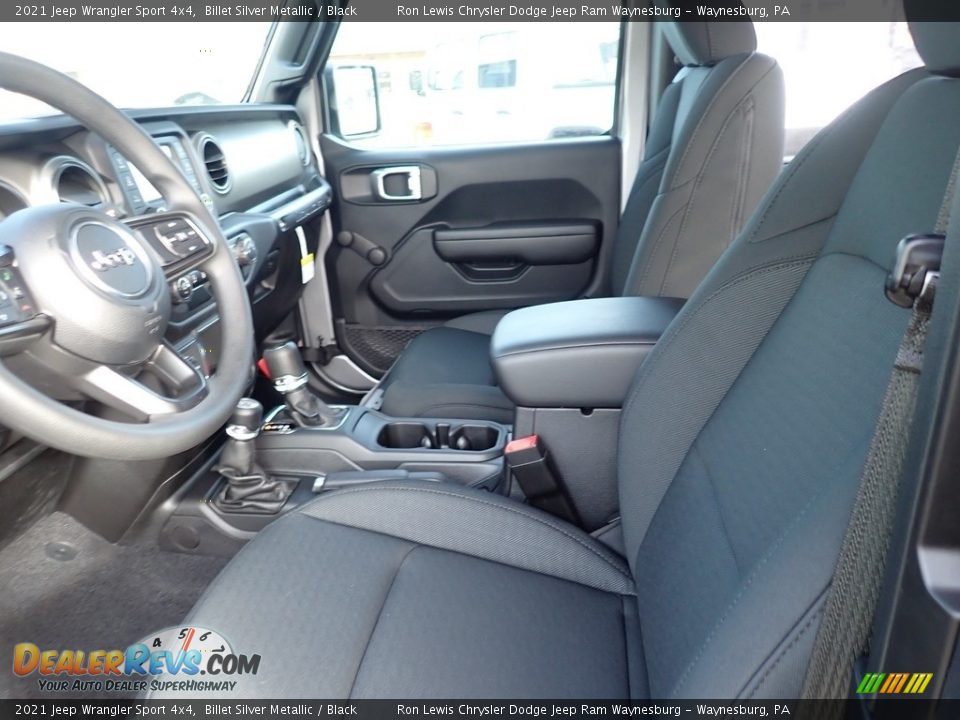 Front Seat of 2021 Jeep Wrangler Sport 4x4 Photo #12