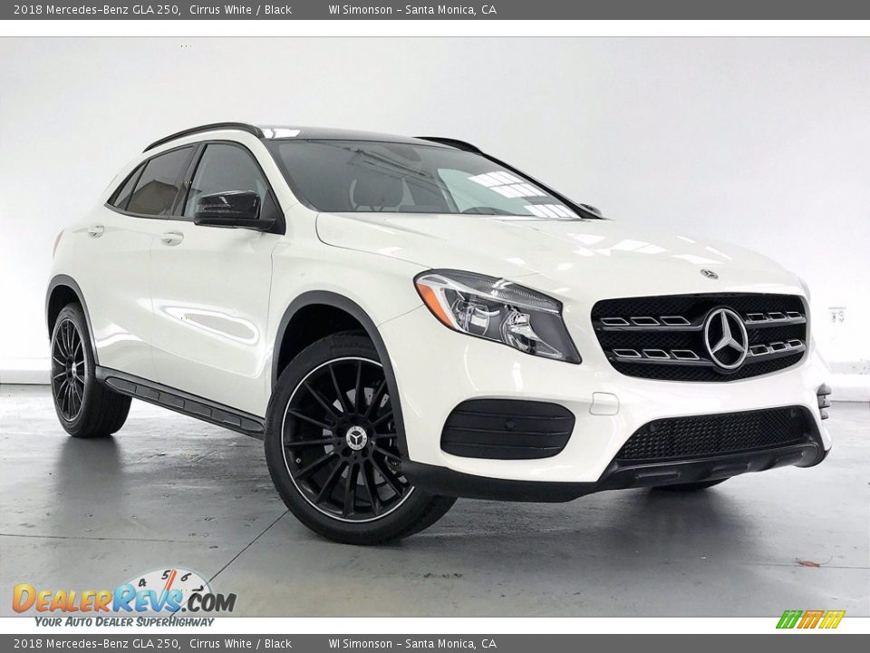 2018 Mercedes-Benz GLA 250 Cirrus White / Black Photo #34