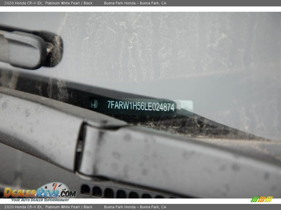 2020 Honda CR-V EX Platinum White Pearl / Black Photo #36