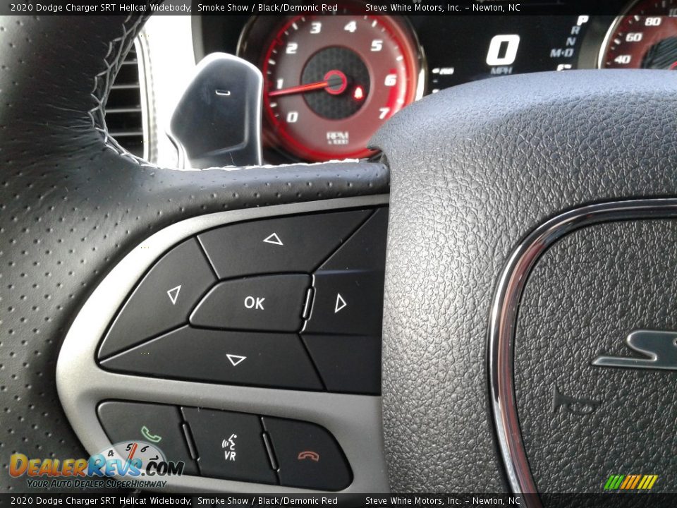 2020 Dodge Charger SRT Hellcat Widebody Steering Wheel Photo #19