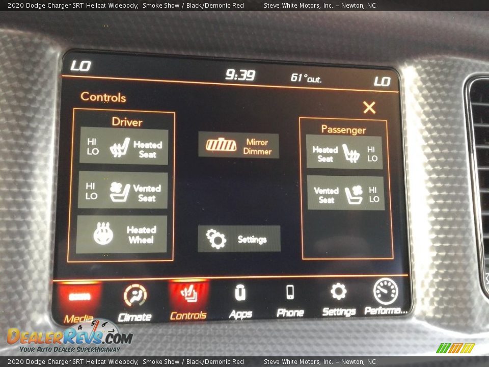 Controls of 2020 Dodge Charger SRT Hellcat Widebody Photo #23
