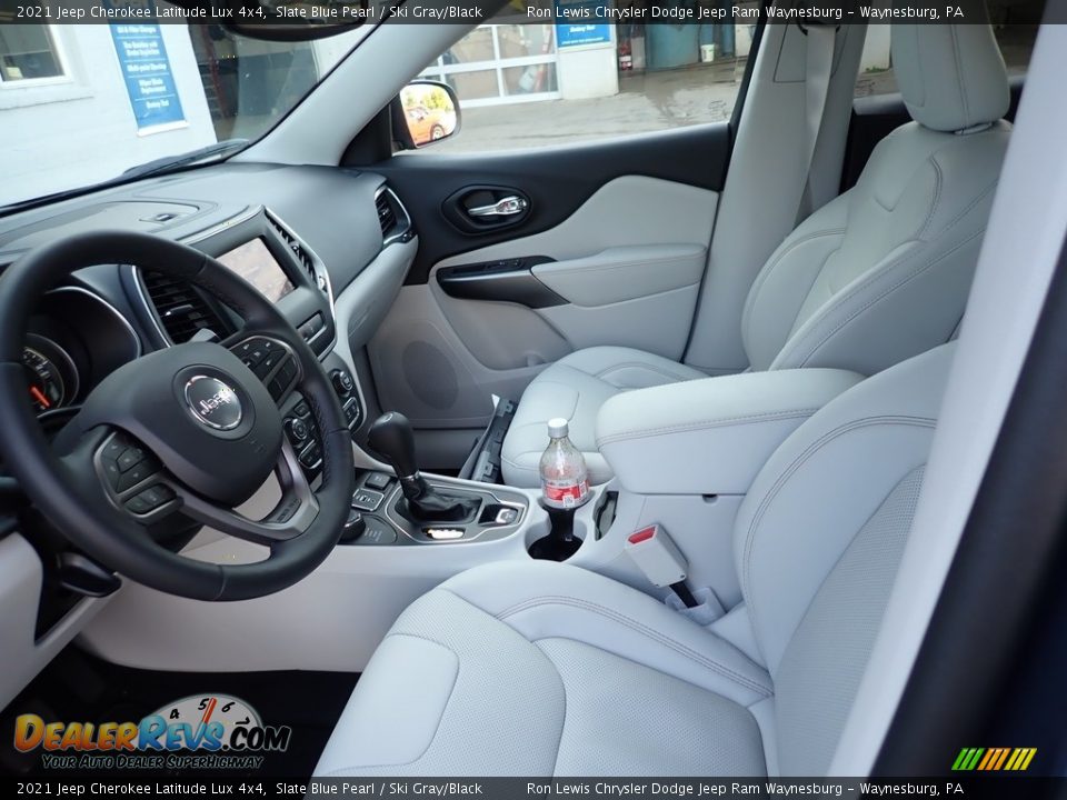 2021 Jeep Cherokee Latitude Lux 4x4 Slate Blue Pearl / Ski Gray/Black Photo #13