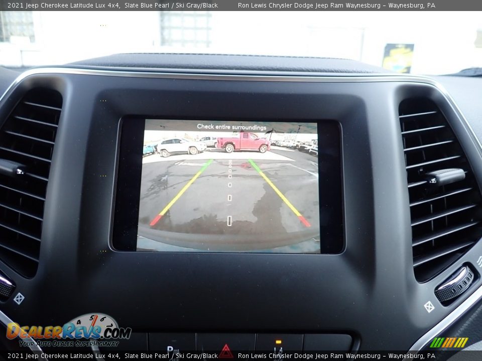 2021 Jeep Cherokee Latitude Lux 4x4 Slate Blue Pearl / Ski Gray/Black Photo #17