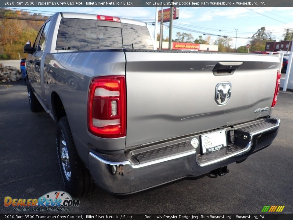 2020 Ram 3500 Tradesman Crew Cab 4x4 Billet Silver Metallic / Black Photo #4