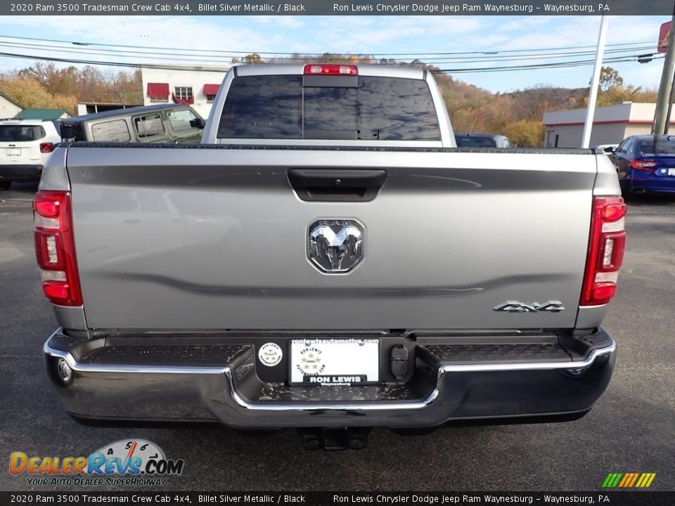 2020 Ram 3500 Tradesman Crew Cab 4x4 Billet Silver Metallic / Black Photo #5