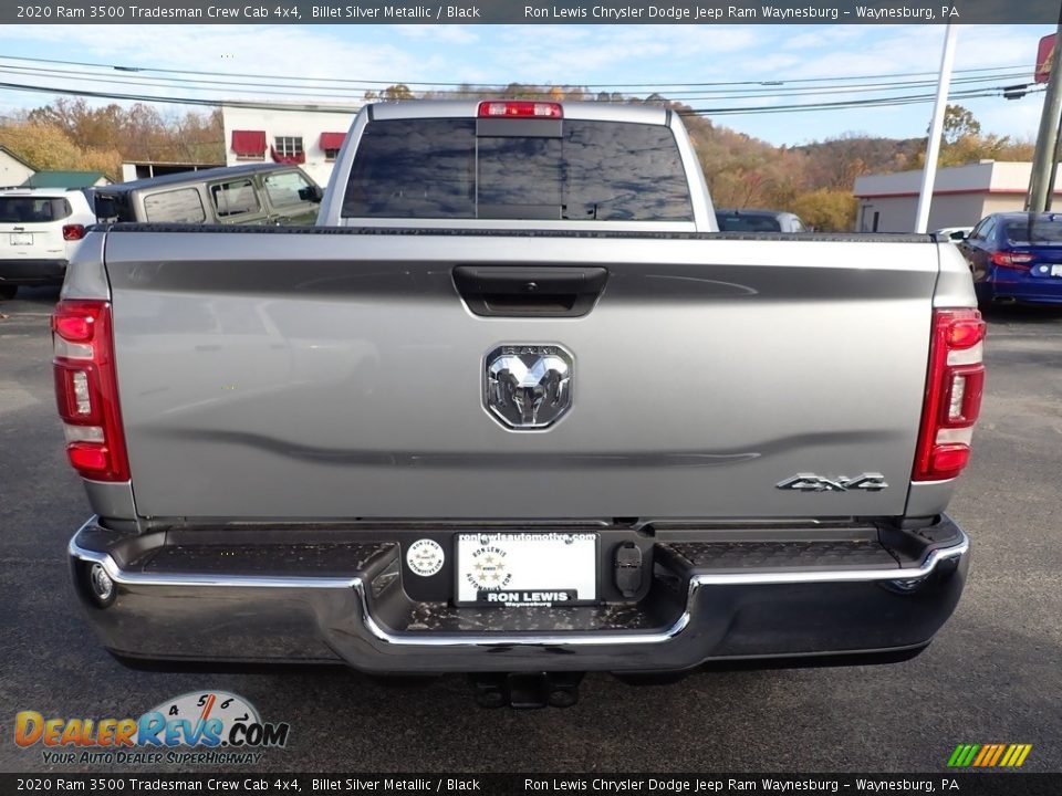 2020 Ram 3500 Tradesman Crew Cab 4x4 Billet Silver Metallic / Black Photo #5