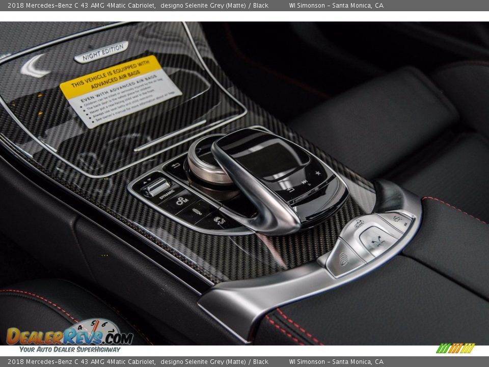 2018 Mercedes-Benz C 43 AMG 4Matic Cabriolet designo Selenite Grey (Matte) / Black Photo #7