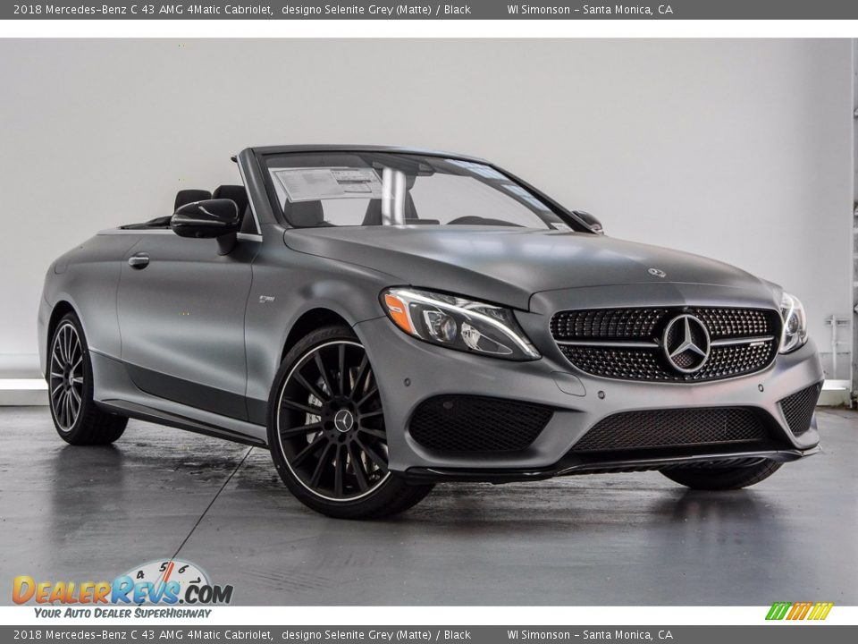 Front 3/4 View of 2018 Mercedes-Benz C 43 AMG 4Matic Cabriolet Photo #12