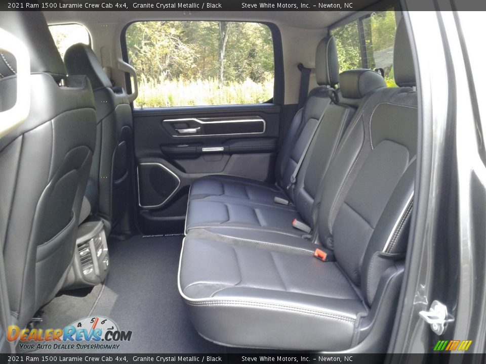 Rear Seat of 2021 Ram 1500 Laramie Crew Cab 4x4 Photo #14