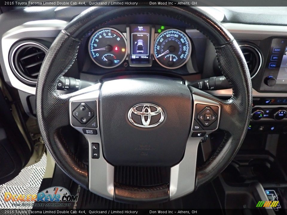 2016 Toyota Tacoma Limited Double Cab 4x4 Steering Wheel Photo #29