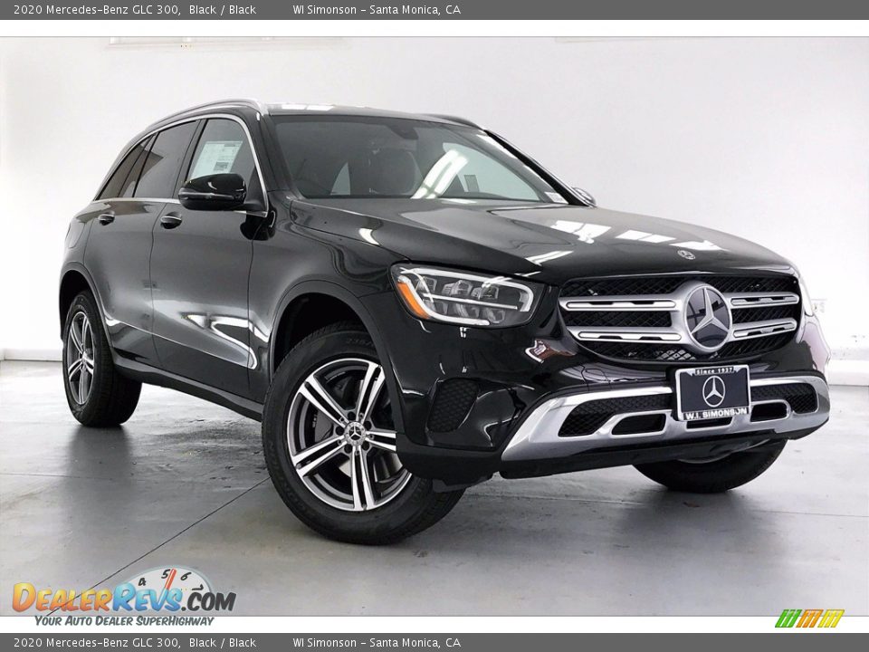 2020 Mercedes-Benz GLC 300 Black / Black Photo #12