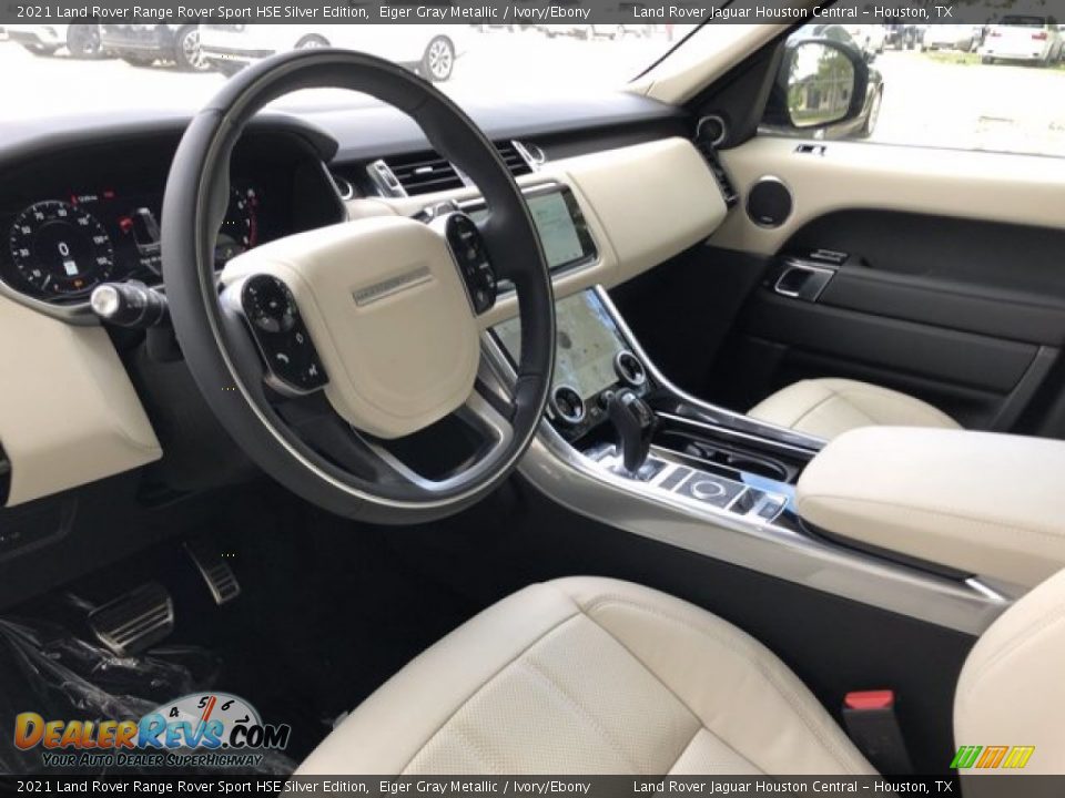 Ivory/Ebony Interior - 2021 Land Rover Range Rover Sport HSE Silver Edition Photo #16