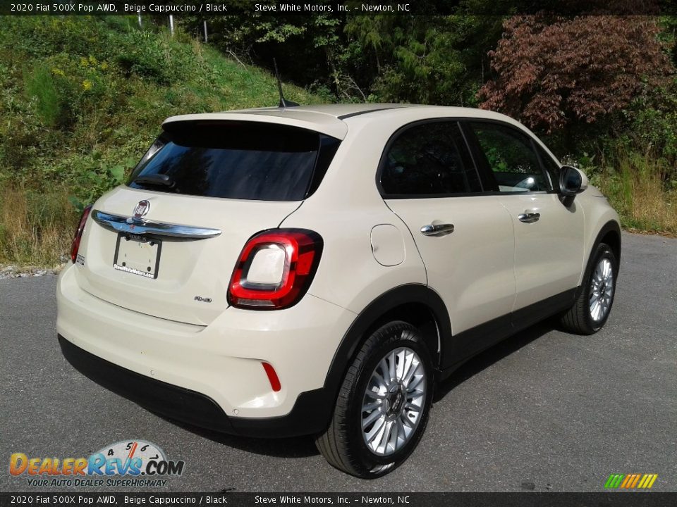 2020 Fiat 500X Pop AWD Beige Cappuccino / Black Photo #7