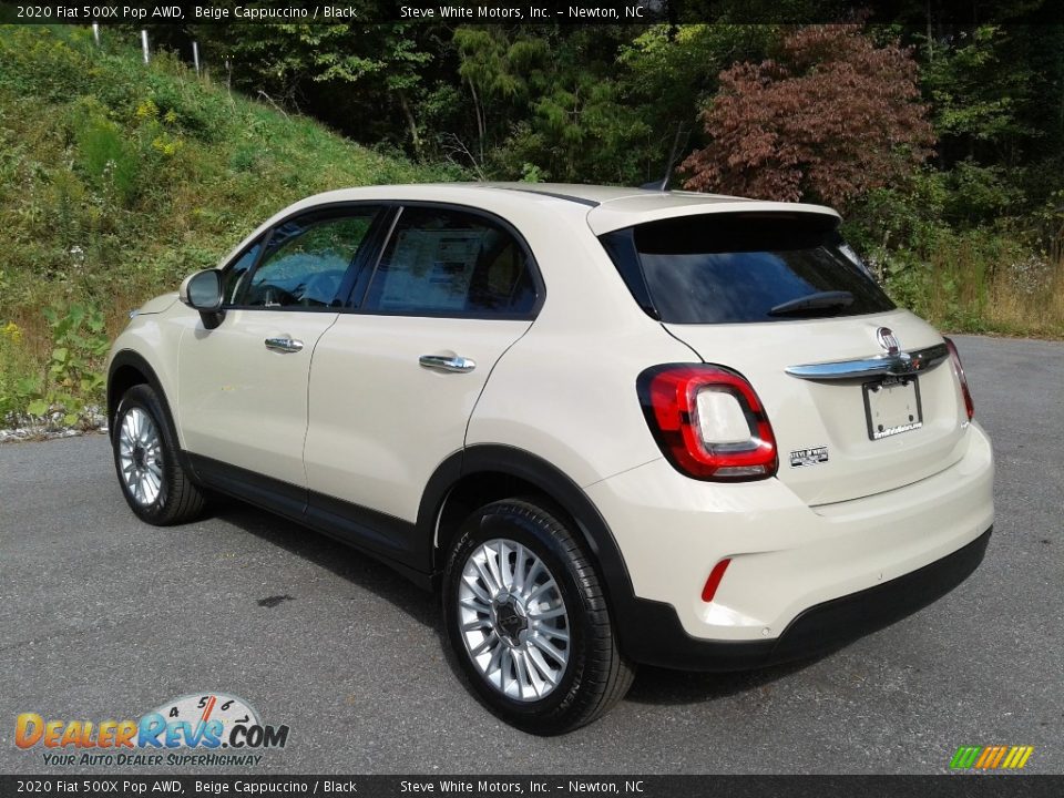 2020 Fiat 500X Pop AWD Beige Cappuccino / Black Photo #9