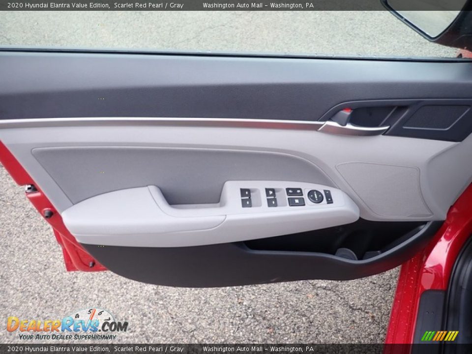 2020 Hyundai Elantra Value Edition Scarlet Red Pearl / Gray Photo #11