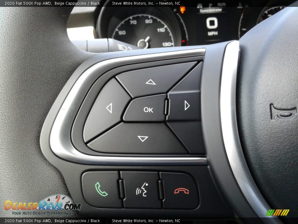 2020 Fiat 500X Pop AWD Steering Wheel Photo #19