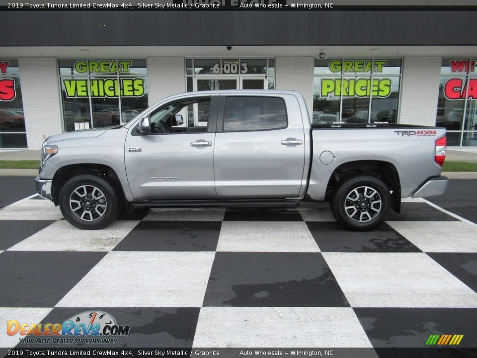 2019 Toyota Tundra Limited CrewMax 4x4 Silver Sky Metallic / Graphite Photo #1