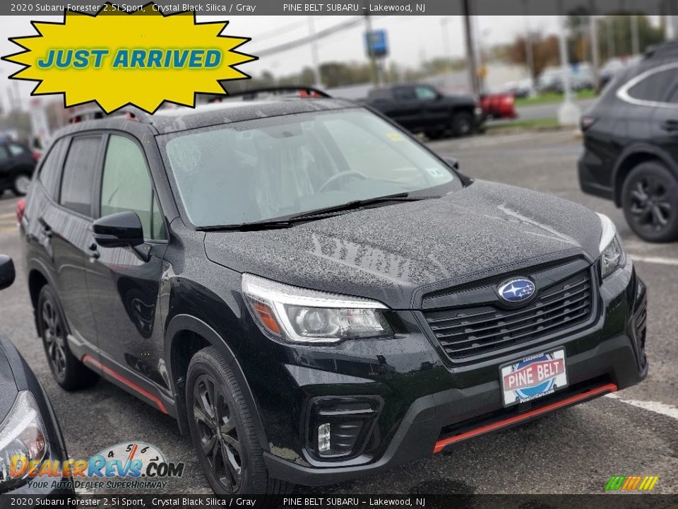 2020 Subaru Forester 2.5i Sport Crystal Black Silica / Gray Photo #1