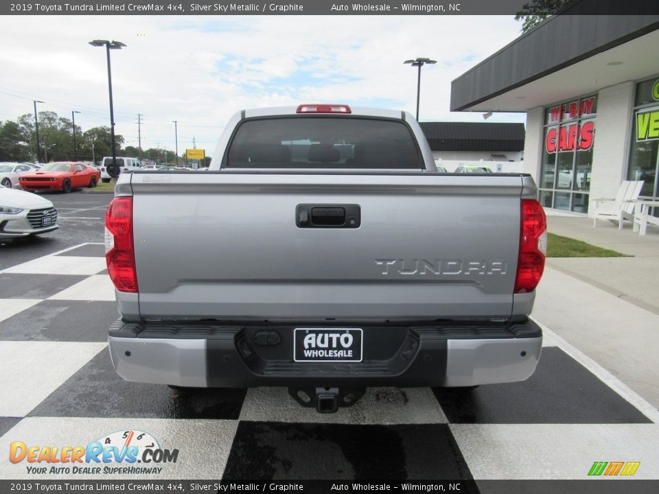 2019 Toyota Tundra Limited CrewMax 4x4 Silver Sky Metallic / Graphite Photo #4