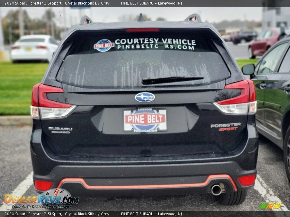 2020 Subaru Forester 2.5i Sport Crystal Black Silica / Gray Photo #3