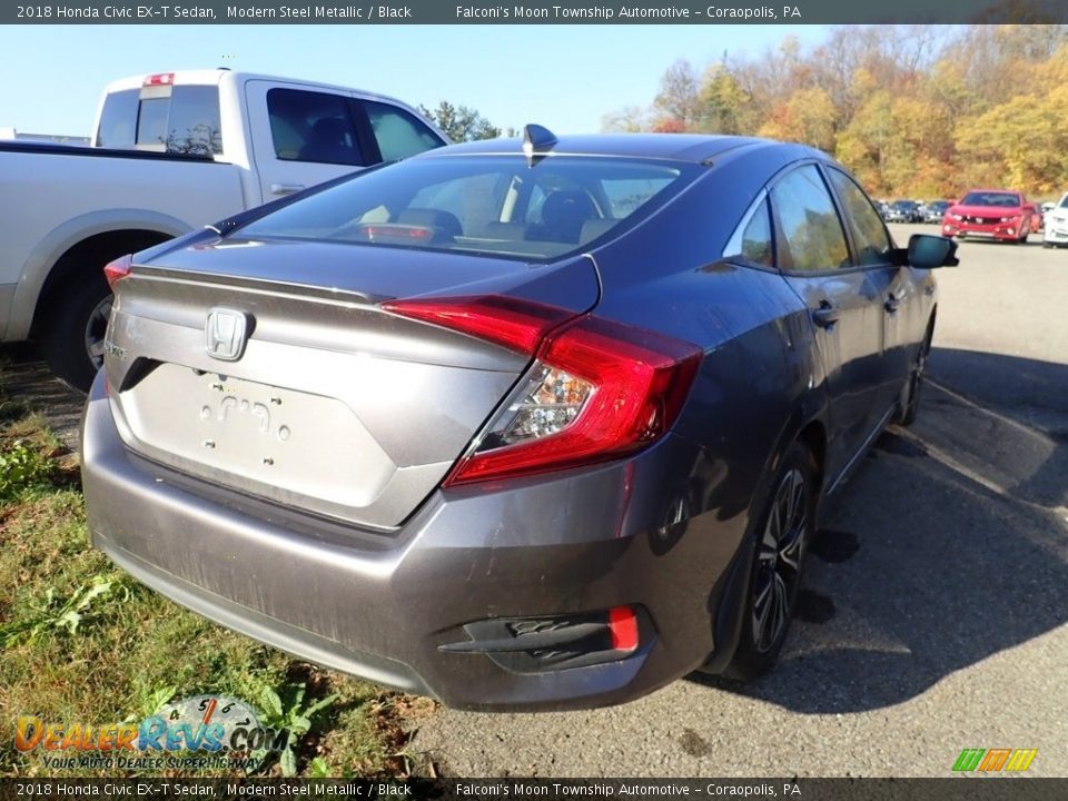 2018 Honda Civic EX-T Sedan Modern Steel Metallic / Black Photo #4