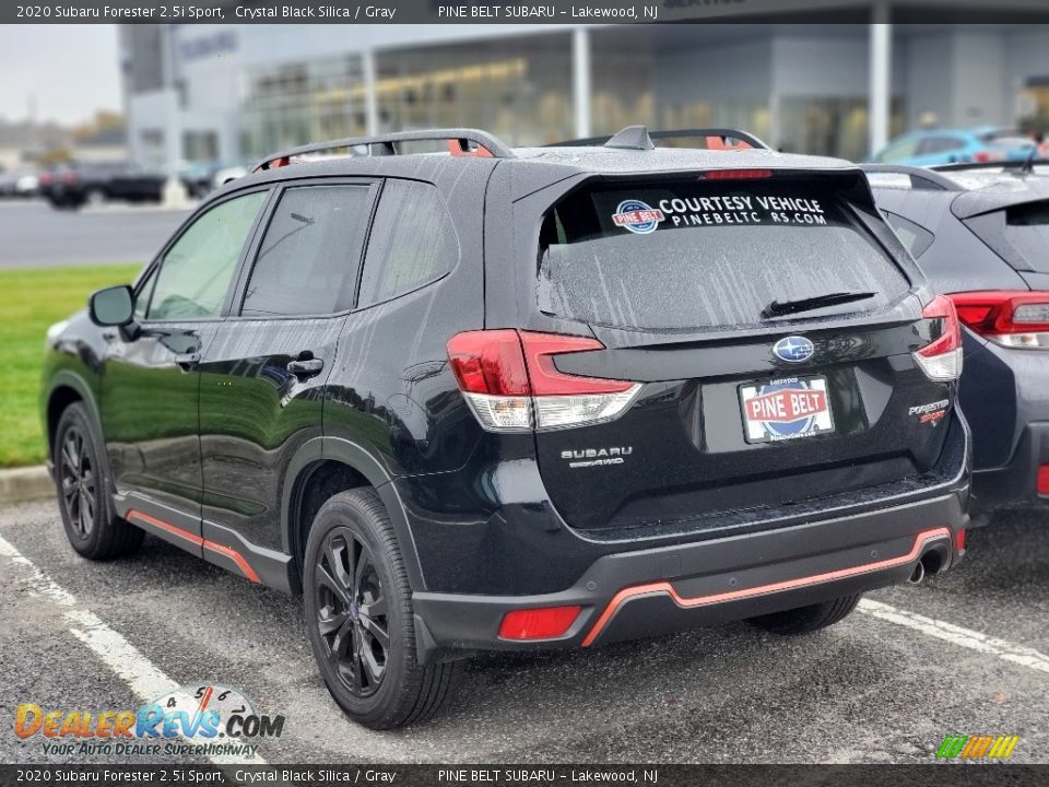 2020 Subaru Forester 2.5i Sport Crystal Black Silica / Gray Photo #4