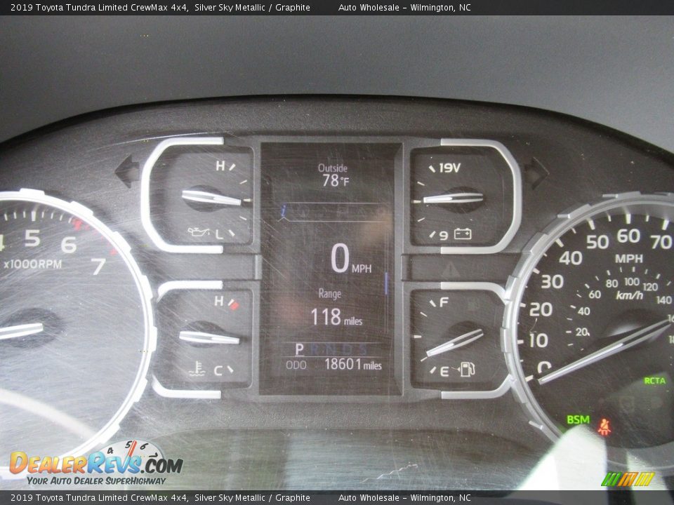2019 Toyota Tundra Limited CrewMax 4x4 Silver Sky Metallic / Graphite Photo #15