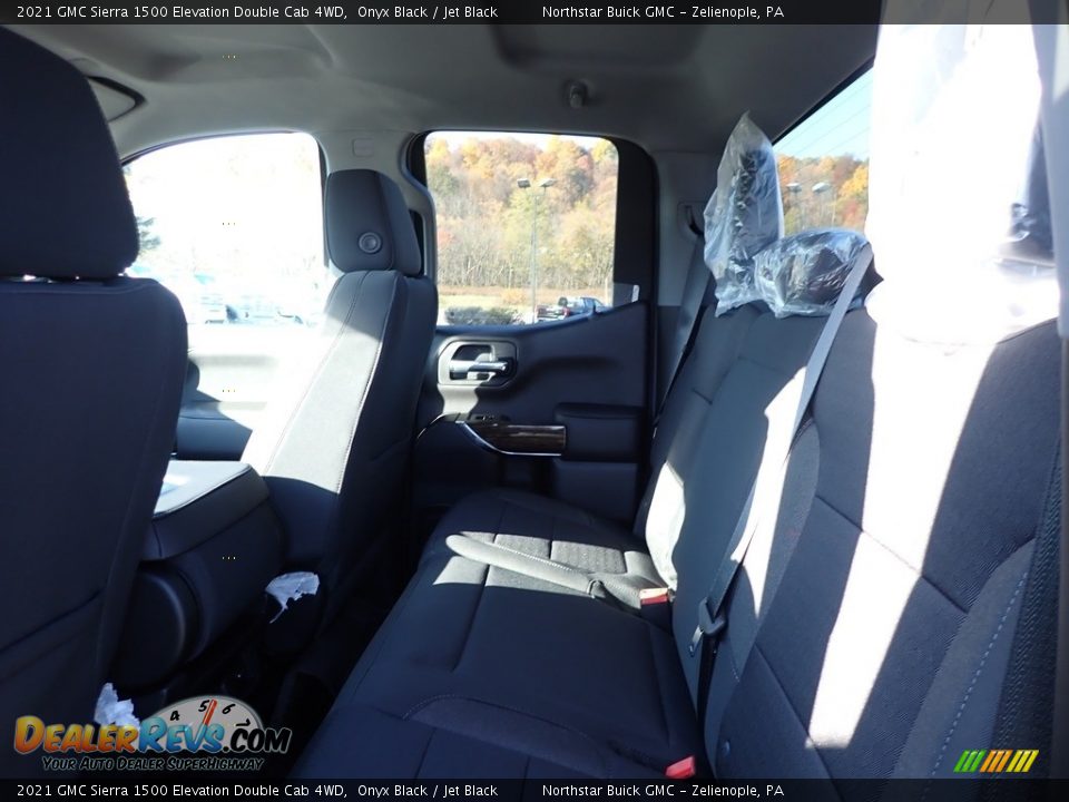 2021 GMC Sierra 1500 Elevation Double Cab 4WD Onyx Black / Jet Black Photo #13