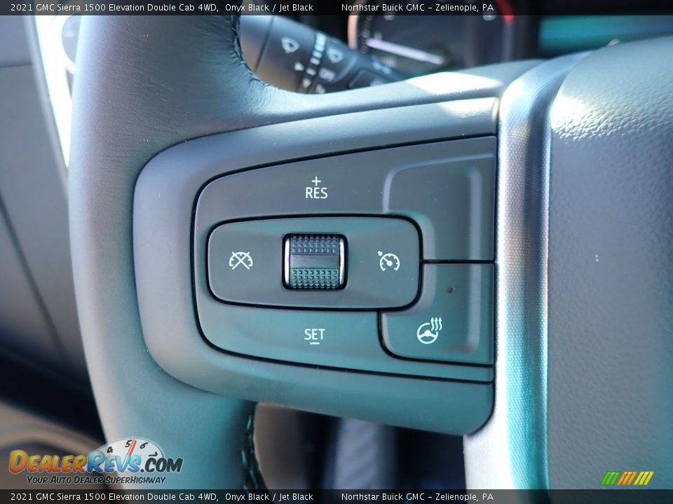 2021 GMC Sierra 1500 Elevation Double Cab 4WD Steering Wheel Photo #17