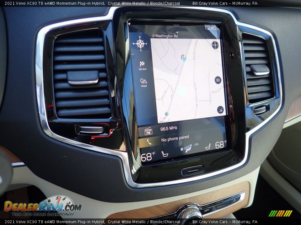 Navigation of 2021 Volvo XC90 T8 eAWD Momentum Plug-in Hybrid Photo #14