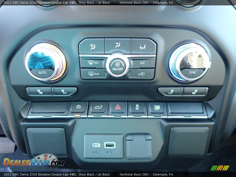 Controls of 2021 GMC Sierra 1500 Elevation Double Cab 4WD Photo #20