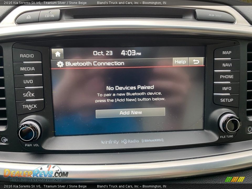 2016 Kia Sorento SX V6 Titanium Silver / Stone Beige Photo #32
