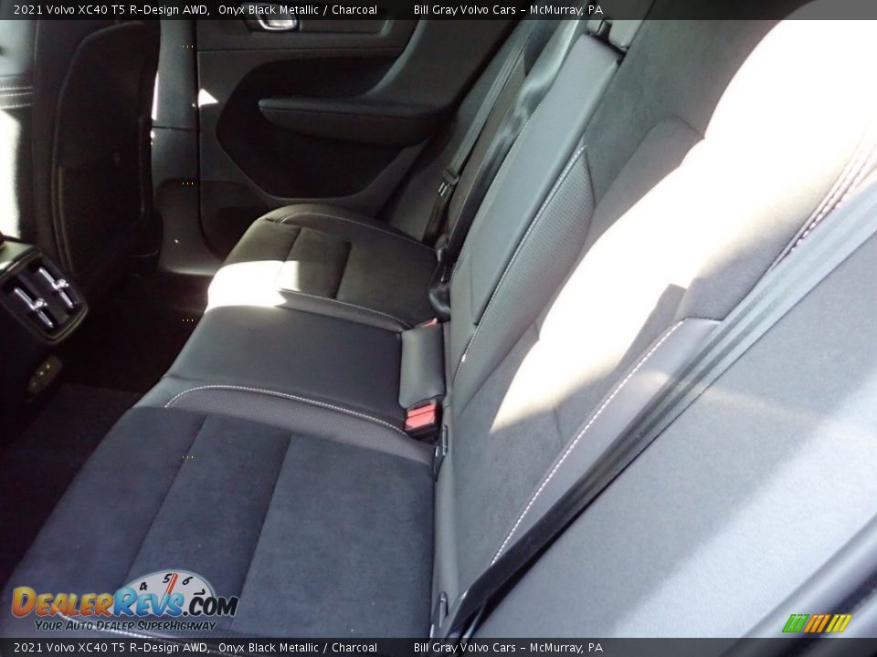 2021 Volvo XC40 T5 R-Design AWD Onyx Black Metallic / Charcoal Photo #9