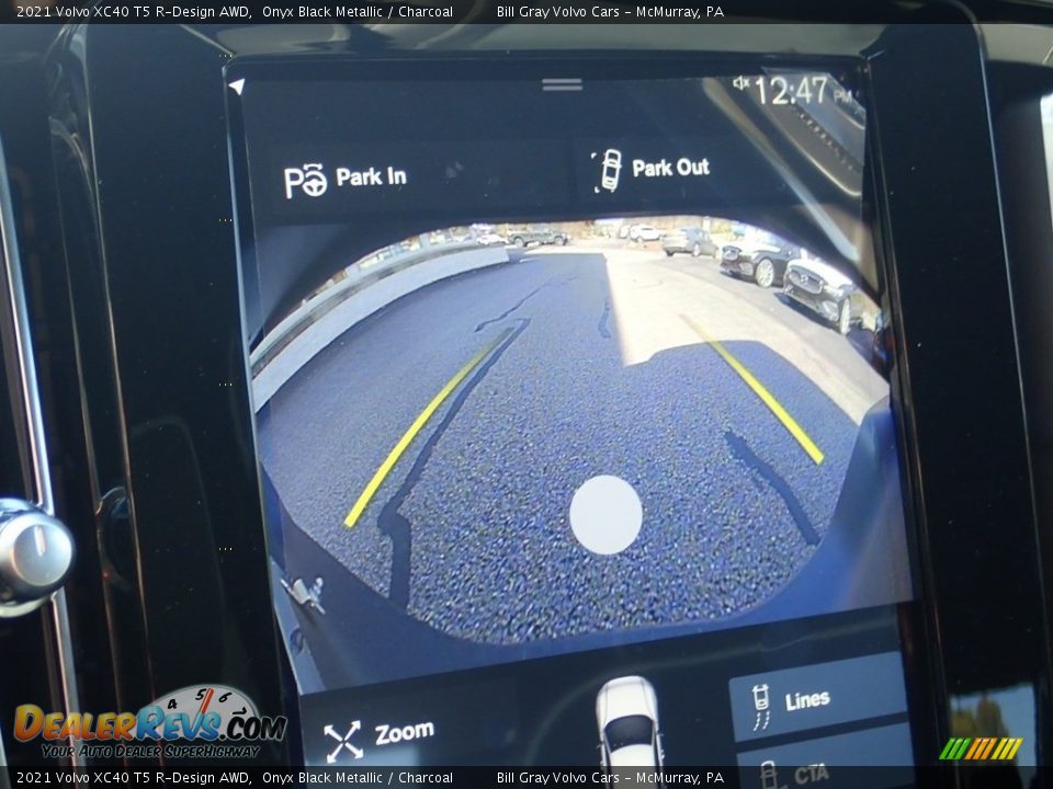 2021 Volvo XC40 T5 R-Design AWD Onyx Black Metallic / Charcoal Photo #15