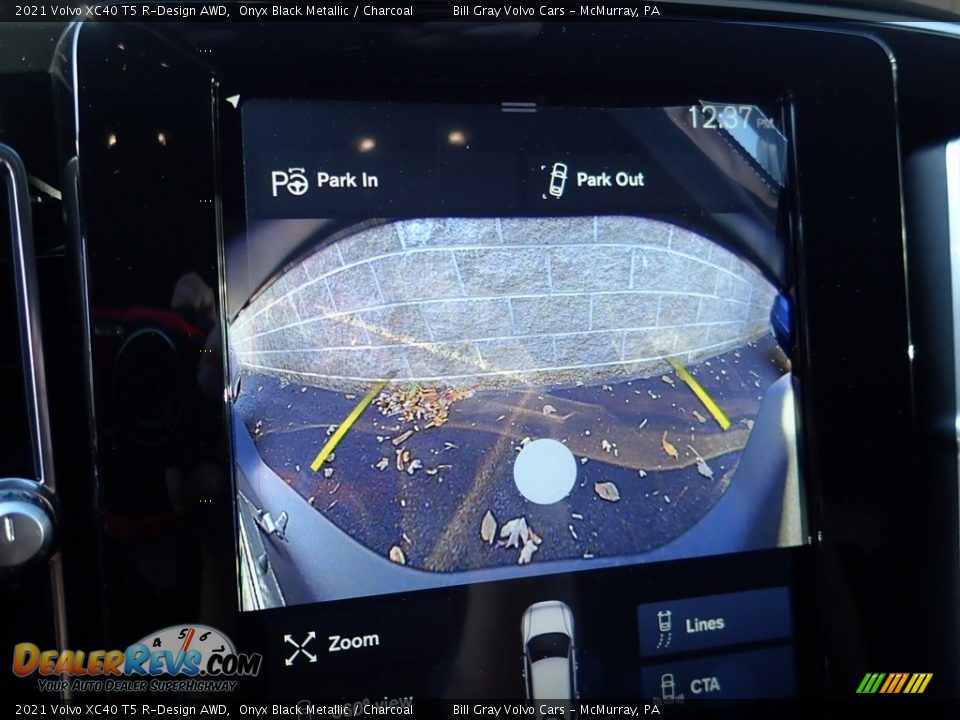 2021 Volvo XC40 T5 R-Design AWD Onyx Black Metallic / Charcoal Photo #15