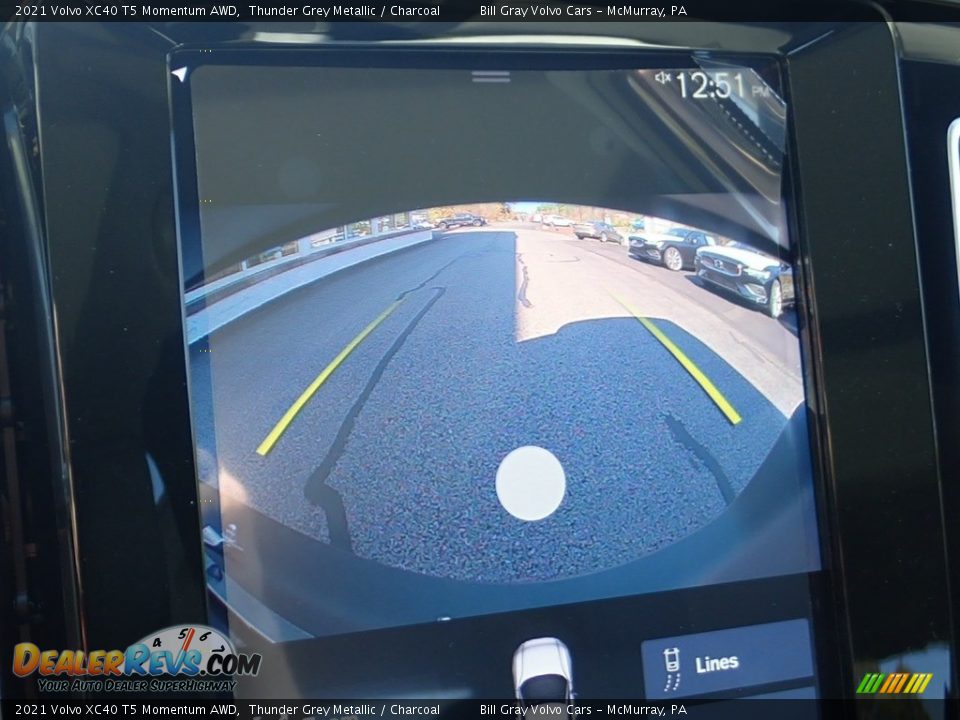 2021 Volvo XC40 T5 Momentum AWD Thunder Grey Metallic / Charcoal Photo #15