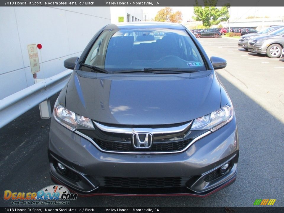 2018 Honda Fit Sport Modern Steel Metallic / Black Photo #9