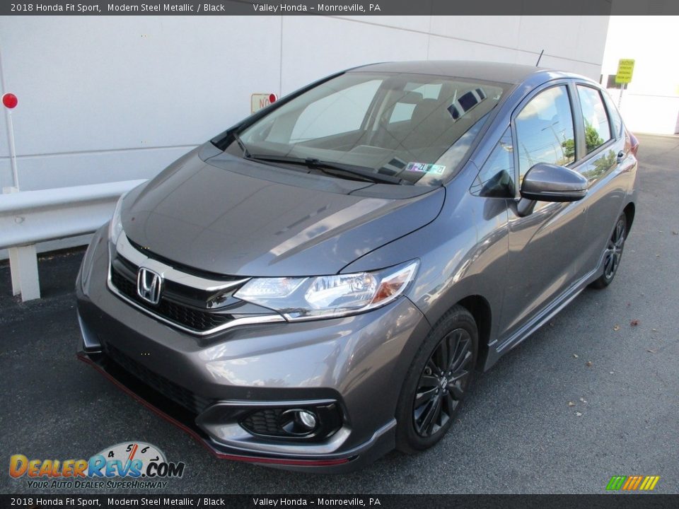 2018 Honda Fit Sport Modern Steel Metallic / Black Photo #10